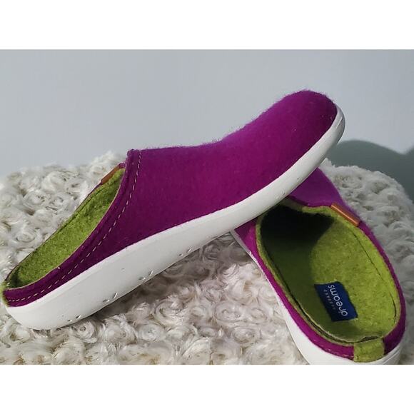 Samuel Hubbard Dreams Pink SlipOn Size 6.5 Casual Back-to-School College Wool - Picture 8 of 9